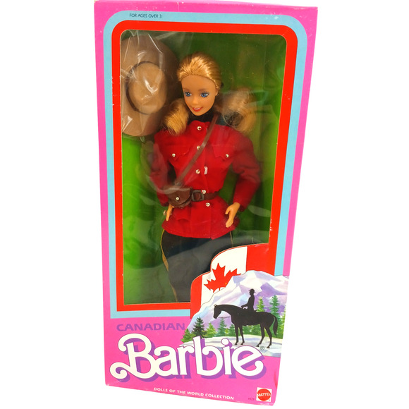 Canadian Barbie Doll 1987 Mattel Dolls of the World Collection Vintage NIB #4928 - Picture 3 of 8